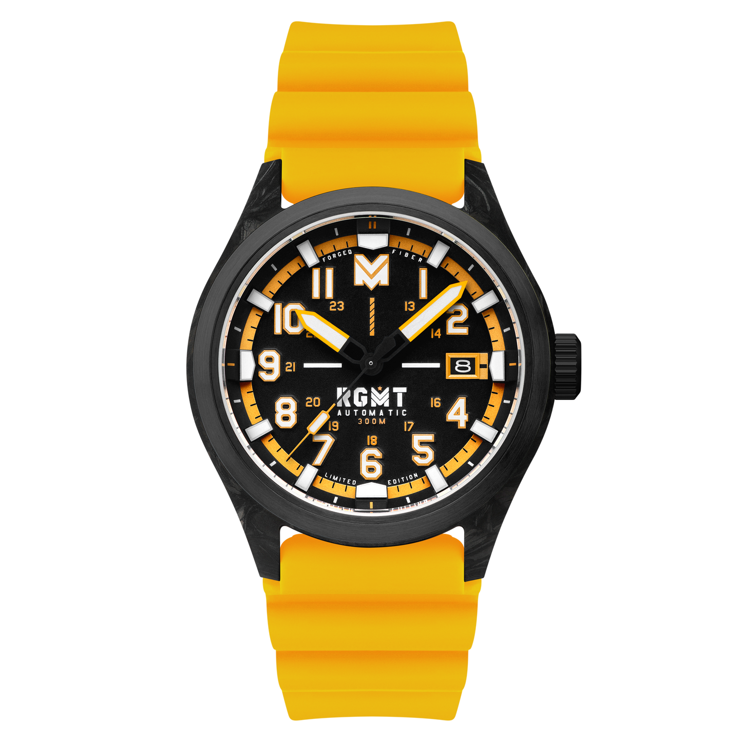 RGMT Men's 43mm Defender Automatic Limited Edition Silicone Strap Watch