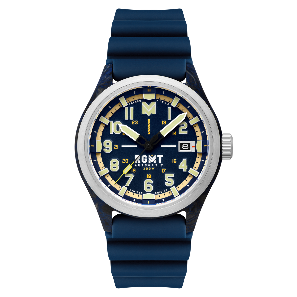 RGMT Men's 43mm Defender Automatic Limited Edition Silicone Strap Watch