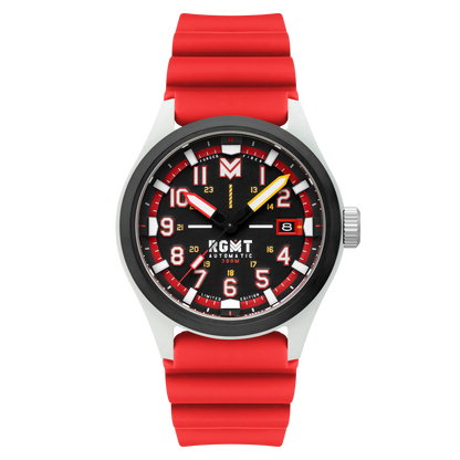 RGMT Men's 43mm Defender Automatic Limited Edition Silicone Strap Watch