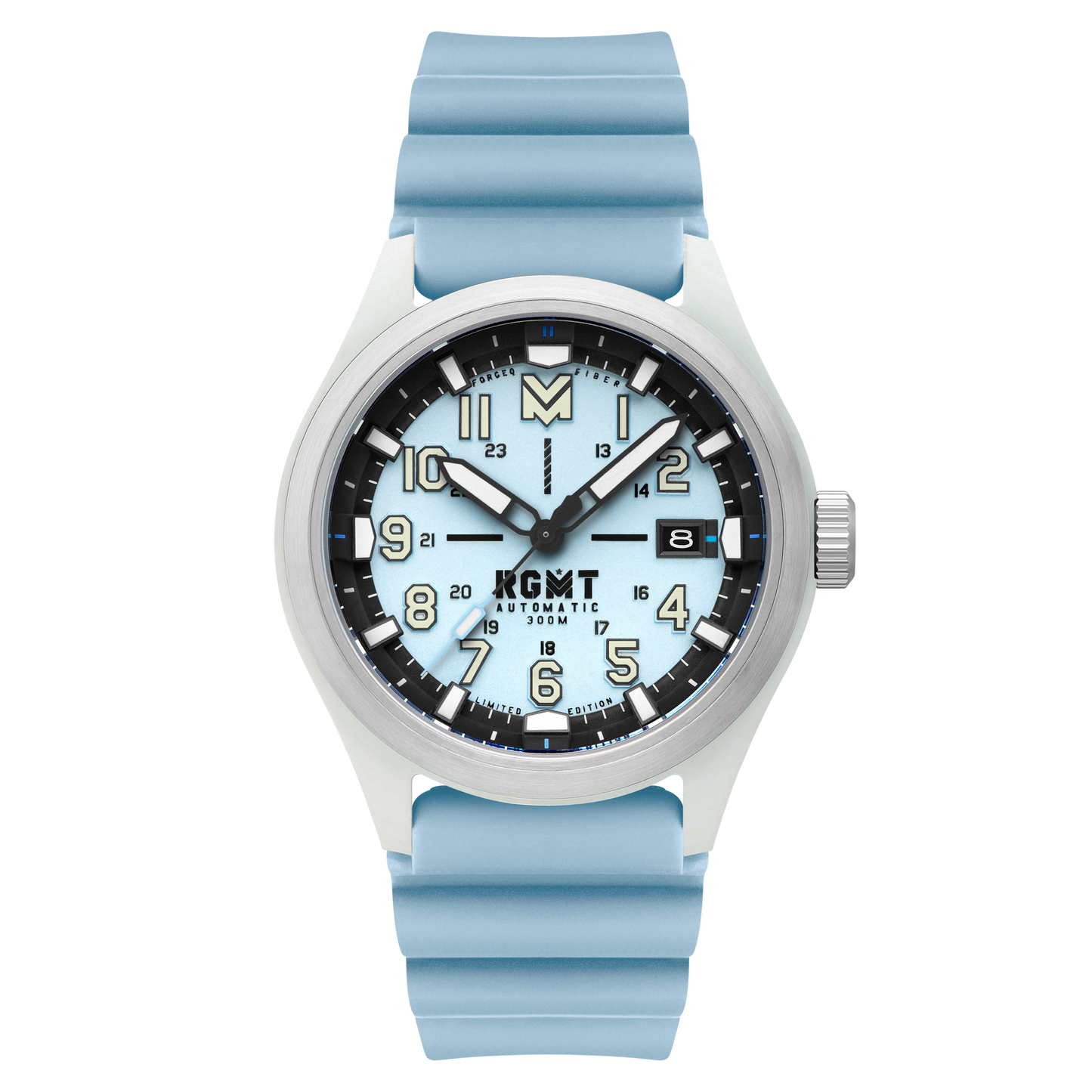 RGMT Men's 43mm Defender Automatic Limited Edition Silicone Strap Watch