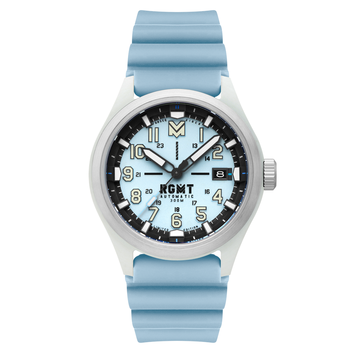 RGMT Men's 43mm Defender Automatic Limited Edition Silicone Strap Watch
