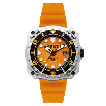 RGMT Men's 48mm Minesweep Automatic Silicone Strap Watch