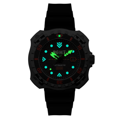 RGMT Men's 48mm Minesweep Automatic Silicone Strap Watch