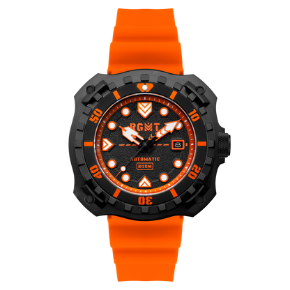RGMT Men's 48mm Minesweep Automatic Silicone Strap Watch