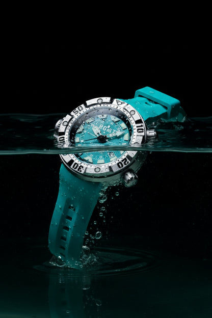 RGMT Men's 50mm Depth Charge Automatic Silicone Strap Watch