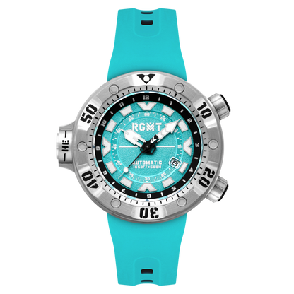 RGMT Men's 50mm Depth Charge Automatic Silicone Strap Watch