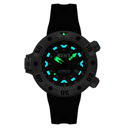 RGMT Men's 50mm Depth Charge Automatic Silicone Strap Watch