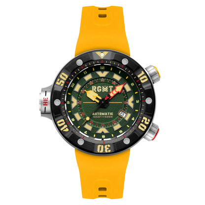 RGMT Men's 50mm Depth Charge Automatic Silicone Strap Watch