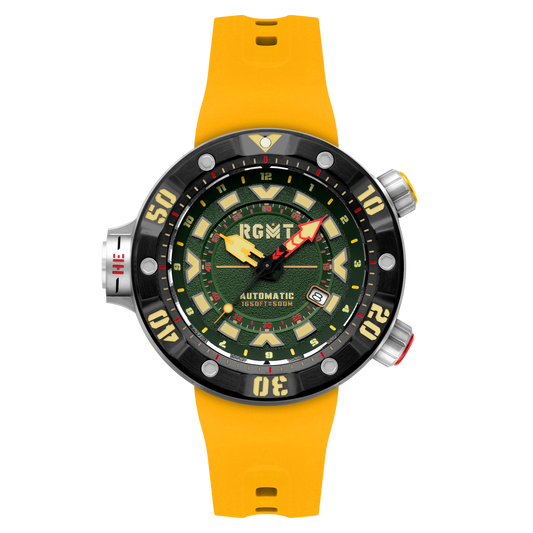 RGMT Men's 50mm Depth Charge Automatic Silicone Strap Watch