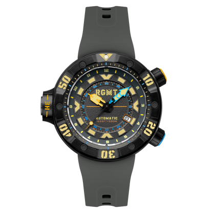 RGMT Men's 50mm Depth Charge Automatic Silicone Strap Watch