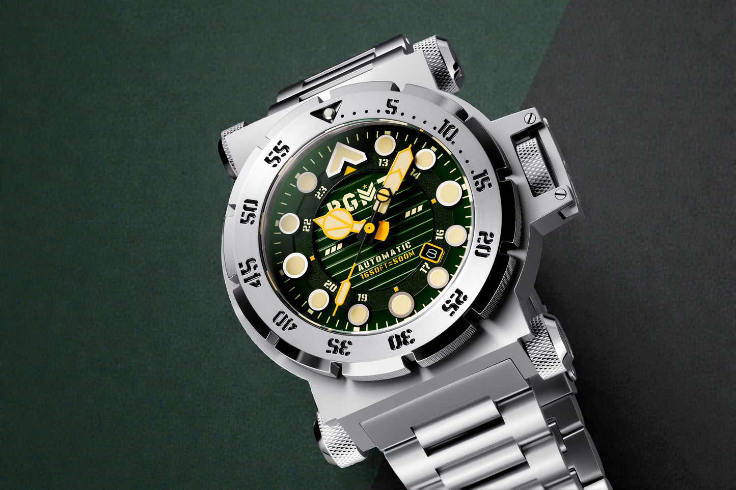 RGMT Men's 51mm Centurion Automatic Bracelet Watch