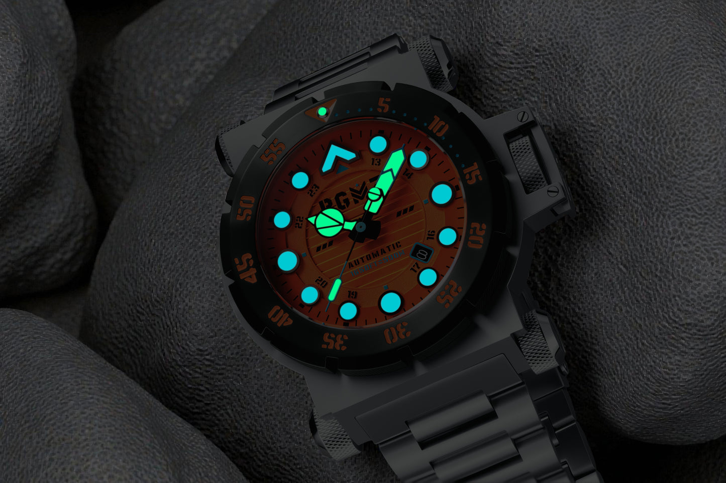 RGMT Men's 51mm Centurion Automatic Bracelet Watch
