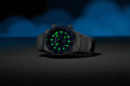 RGMT Men's 44mm Marksman Automatic GMT Bracelet Watch