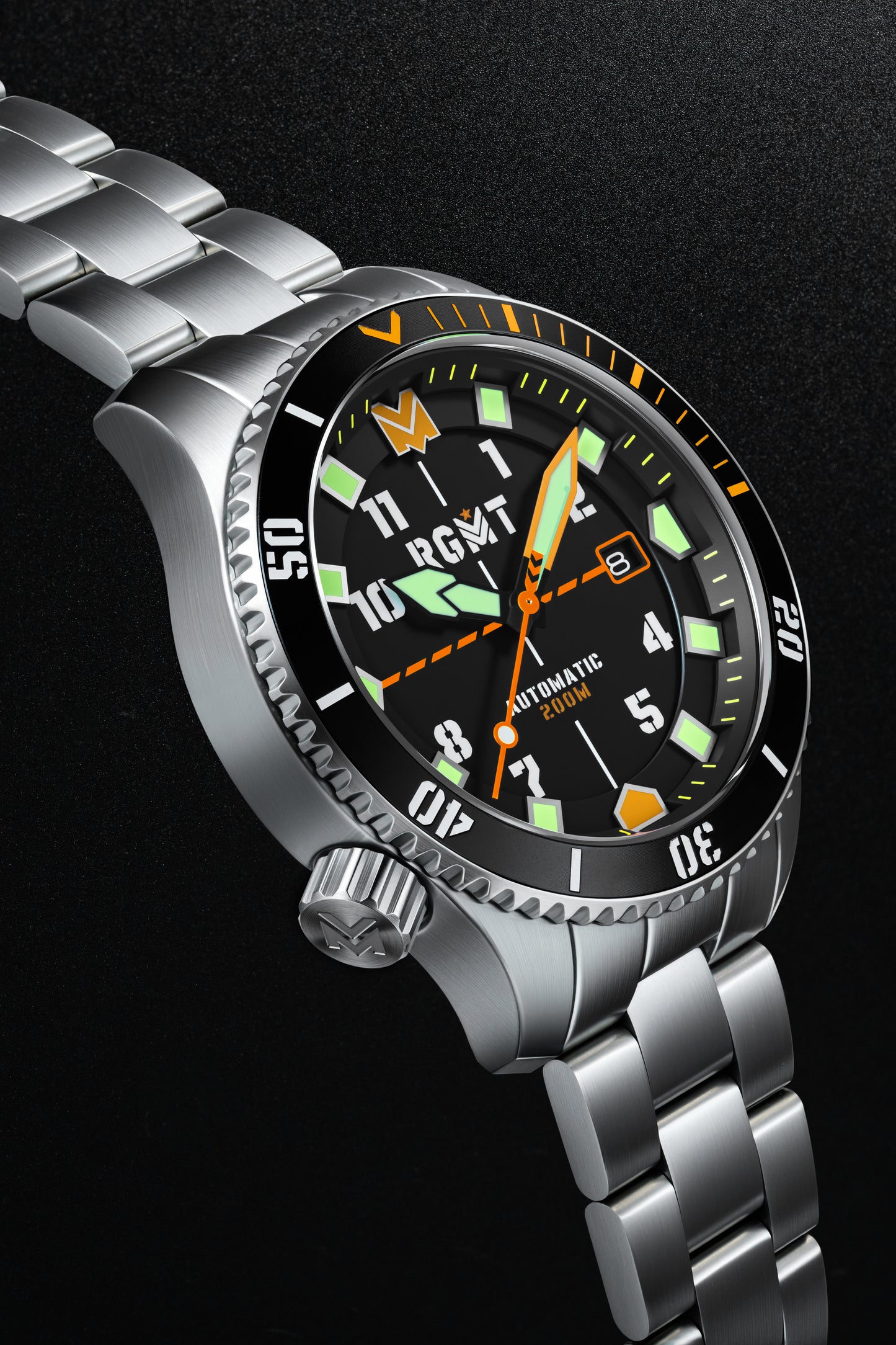RGMT Men's 43mm Recon Diver Automatic Bracelet Watch