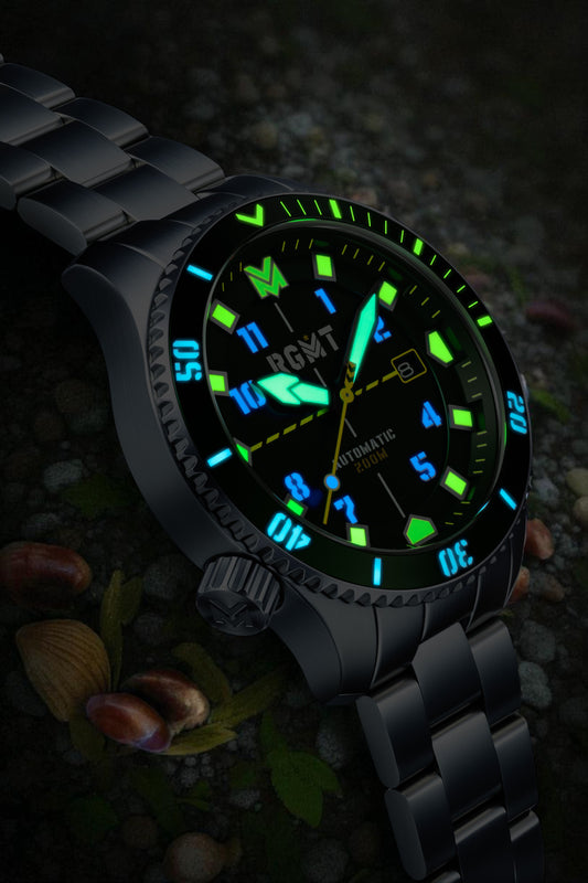 RGMT Men's 43mm Recon Diver Automatic Bracelet Watch
