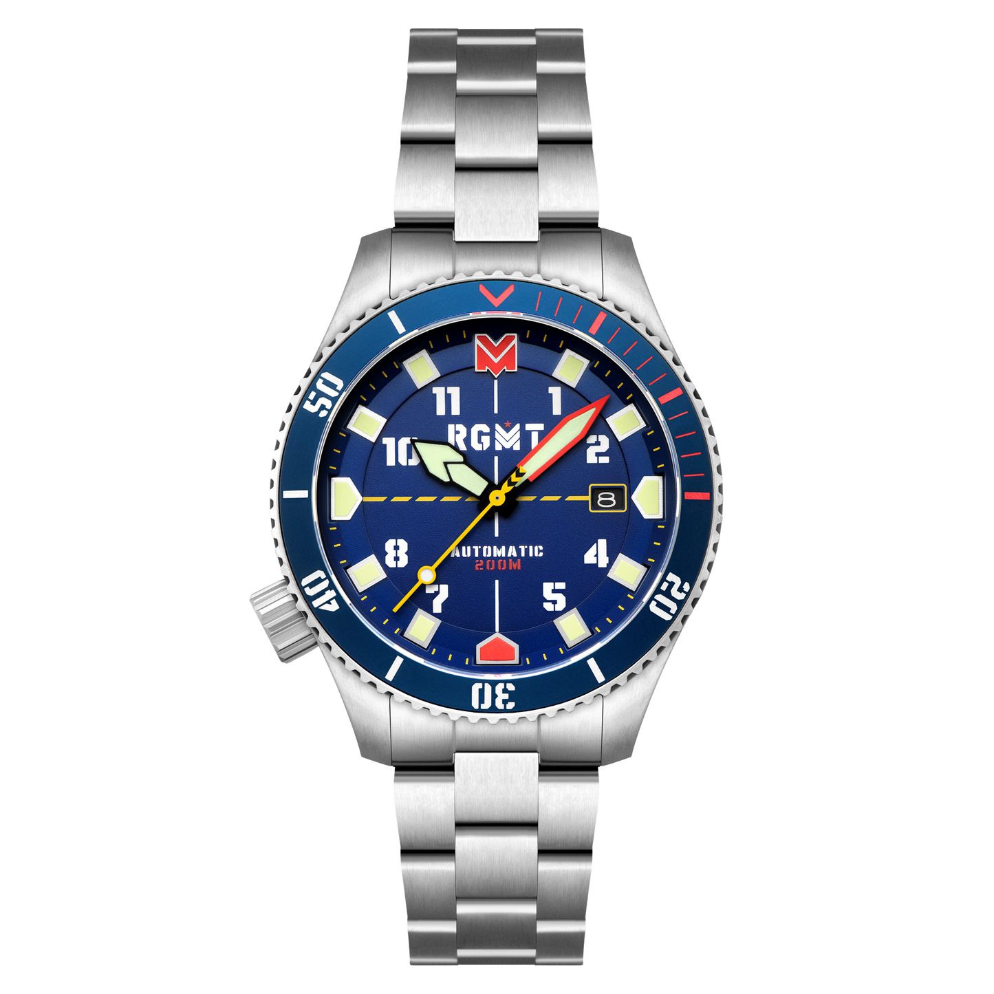 RGMT Men's 43mm Recon Diver Automatic Bracelet Watch