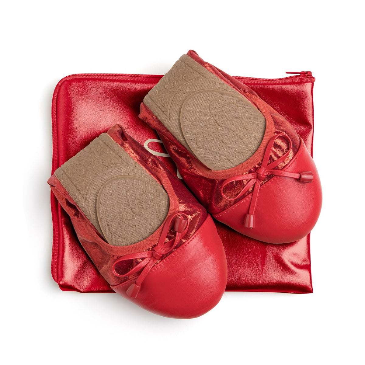 Talaria Flats Premium Ruby Red Flats