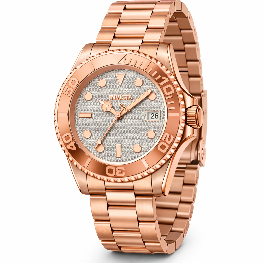 Invicta Men's 40mm Pro Diver Automatic Textured Dial Bracelet Watch