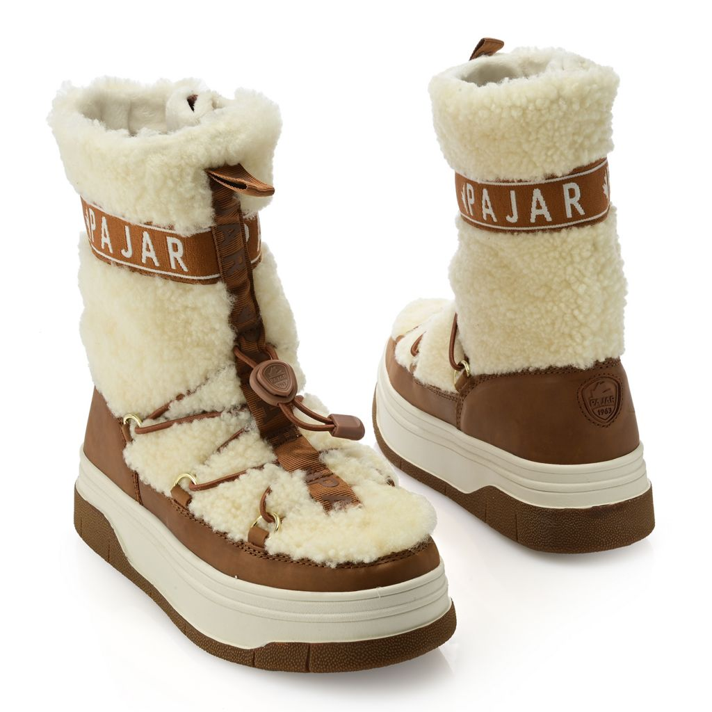 Pajar Canada Women's "Janie" Faux Sherpa & Nubuck High Boots