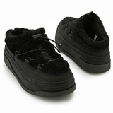 Pajar Canada Women's "Jules" Faux Sherpa & Nubuck Sneaker Mules