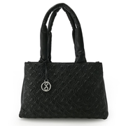 Sam & Libby Dina Black Quilted Large Tote Bag