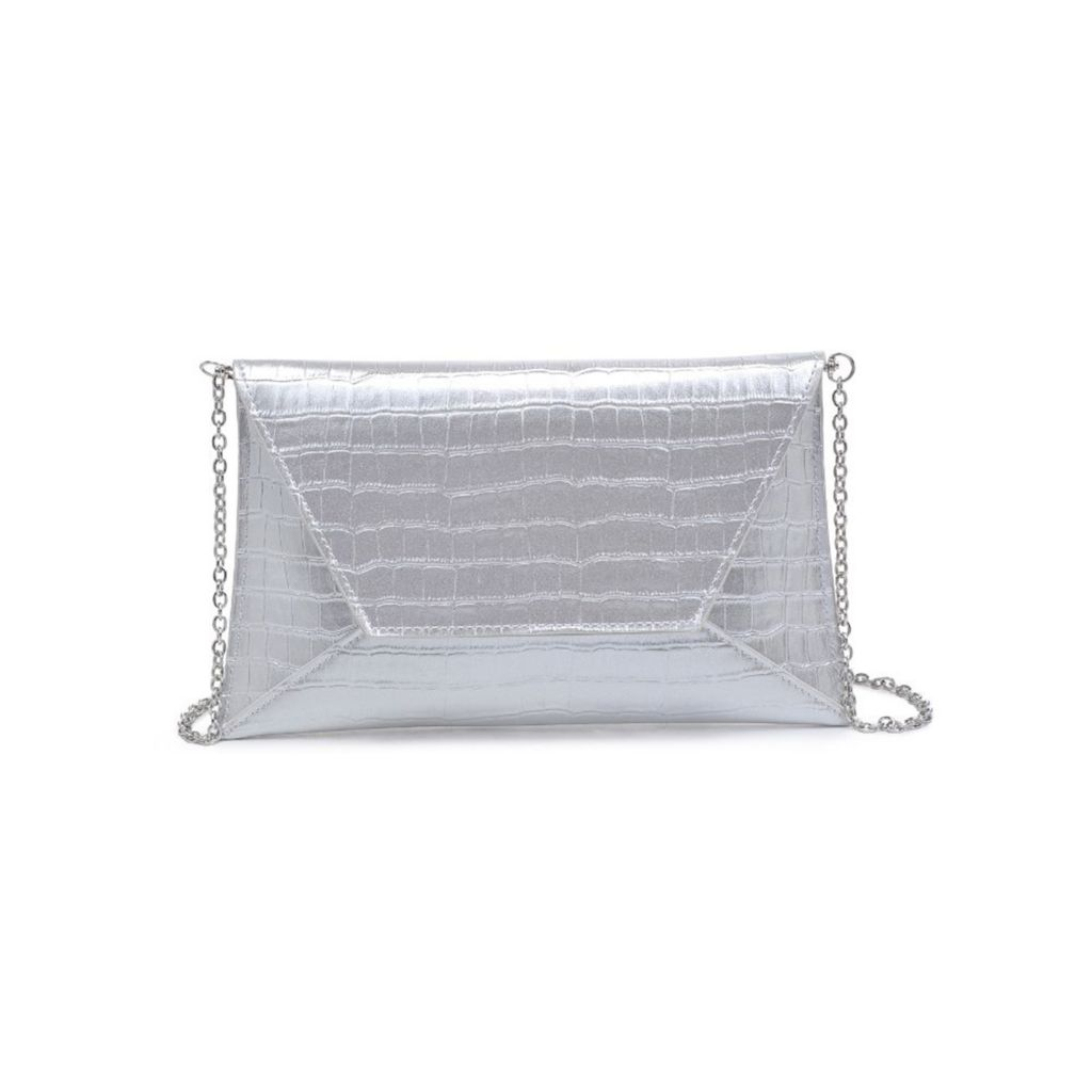 Urban Expressions Cora Croco Textured Faux Leather Envelope Bag