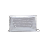 Urban Expressions Cora Croco Textured Faux Leather Envelope Bag