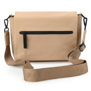 Pajar Jiro Tan Flap Shoulder Crossbody Bag