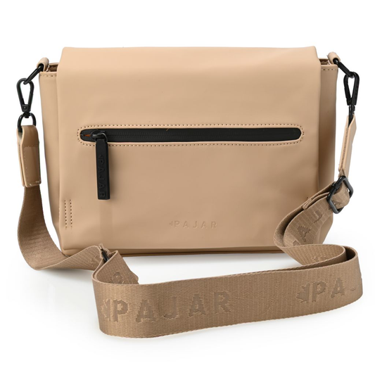 Pajar Jiro Tan Flap Shoulder Crossbody Bag