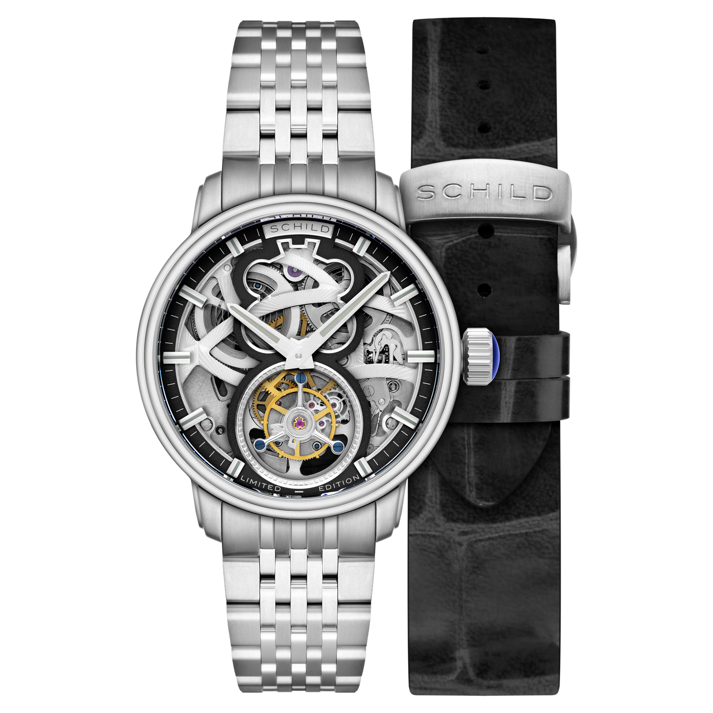 Schild Men's 42mm Maximillian Automatic Tourbillion Limited Edition Watch
