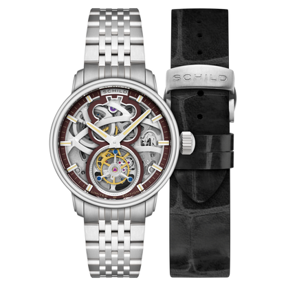 Schild Men's 42mm Maximillian Automatic Tourbillion Lmt Ed Interchangeable Watch