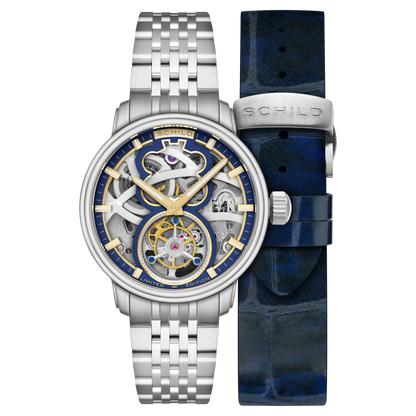 Schild Men's 42mm Maximillian Automatic Tourbillion Lmt Ed Interchangeable Watch