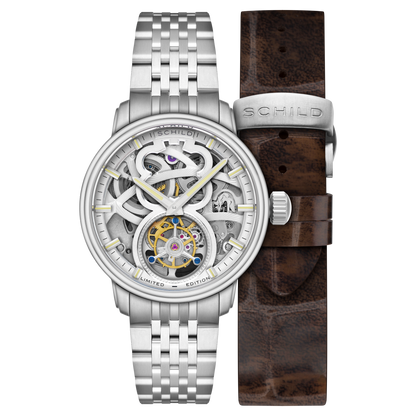 Schild Men's 42mm Maximillian Automatic Tourbillion Lmt Ed Interchangeable Watch