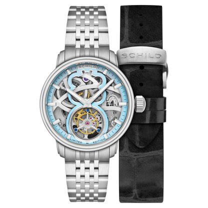 Schild Men's 42mm Maximillian Automatic Tourbillion Lmt Ed Interchangeable Watch