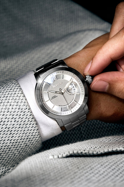 Schild Men's 44mm Heinrich Minimal Swiss Automatic Lmt Ed Interchangeable Watch