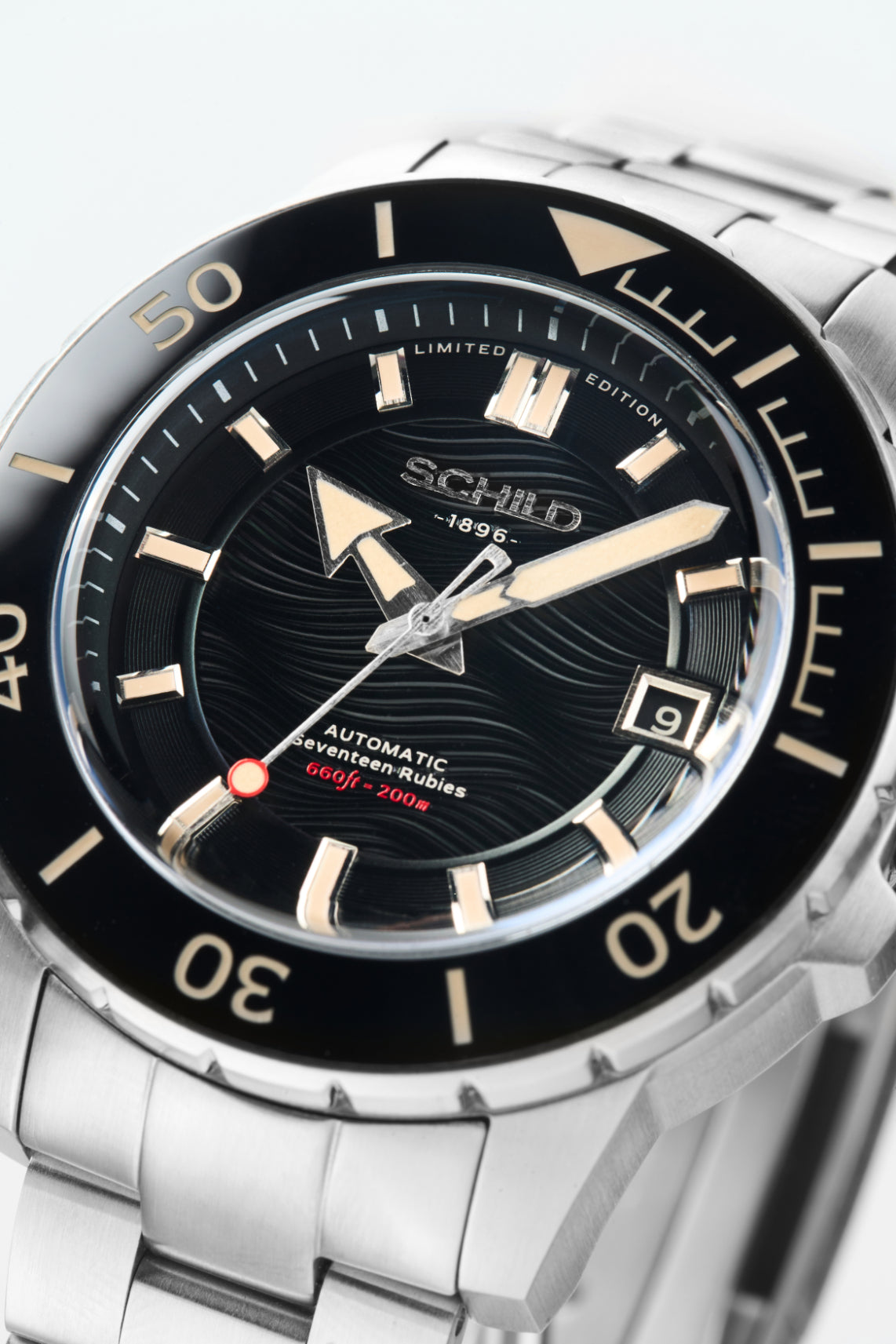 Schild Men's 43mm Hermann Swiss Automatic Limited Edition Bracelet Watch