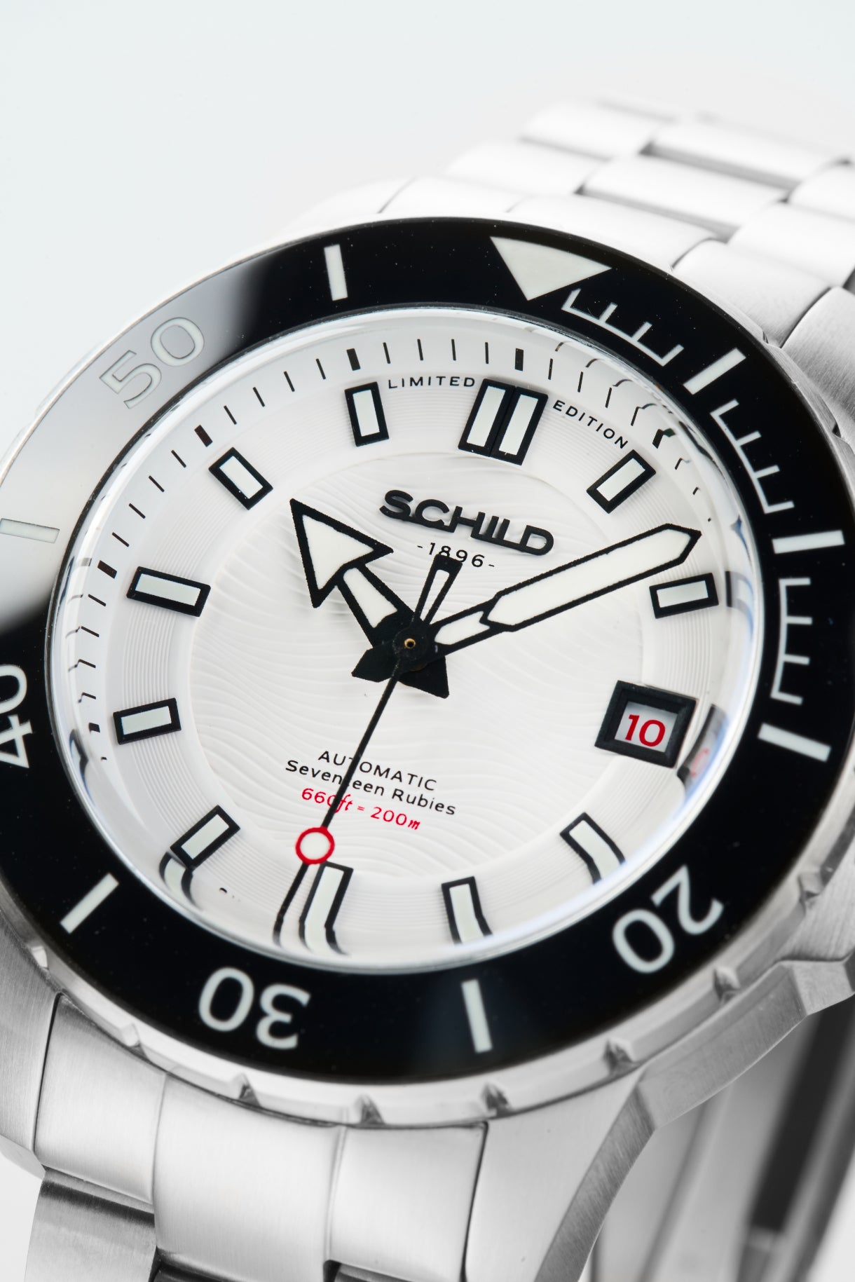 Schild Men's 43mm Hermann Swiss Automatic Limited Edition Bracelet Watch