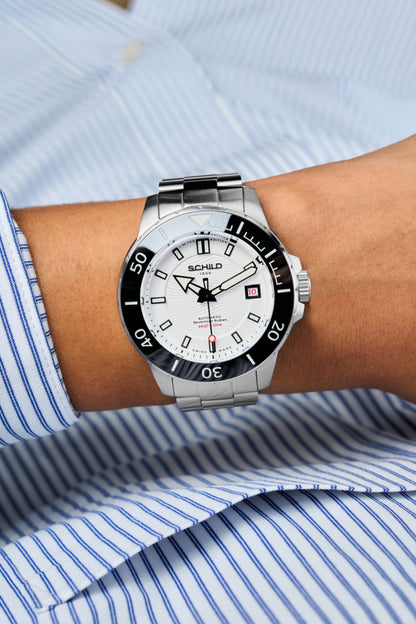 Schild Men's 43mm Hermann Swiss Automatic Limited Edition Bracelet Watch