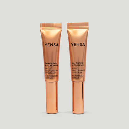 YENSA Skin On Skin BB & CC Full Coverage Hyaluronic Serum Concealer 0.34oz