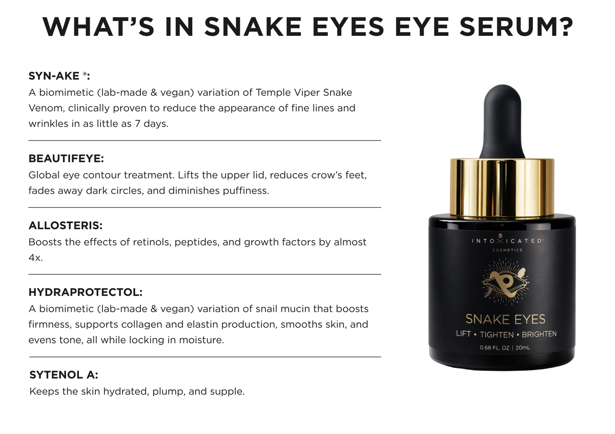 Intoxicated Cosmetics Snake Eyes Eye Serum