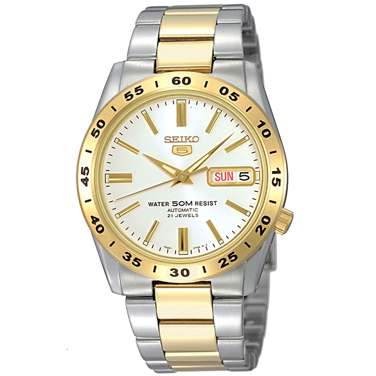 Seiko Men's Classic 38mm Automatic Date & Day Two-Tone Bracelet Watch