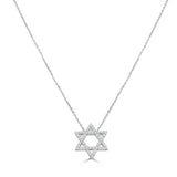 Sabrina Designs 14K Gold 0.22ctw Diamond Star of David Necklace
