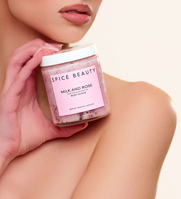 Spice Beauty Milk & Rose Body Scrub 9oz