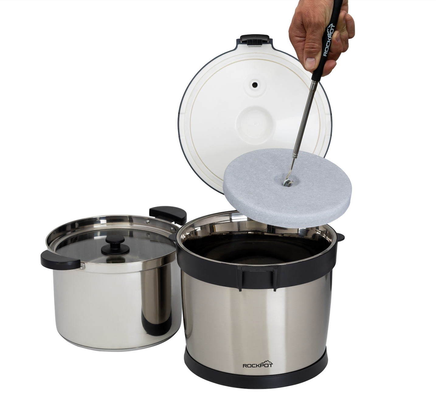 RockPot 7QT 6-Piece Original Pot Set