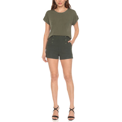 White Mark Women’s Dolman Top and Shorts Set