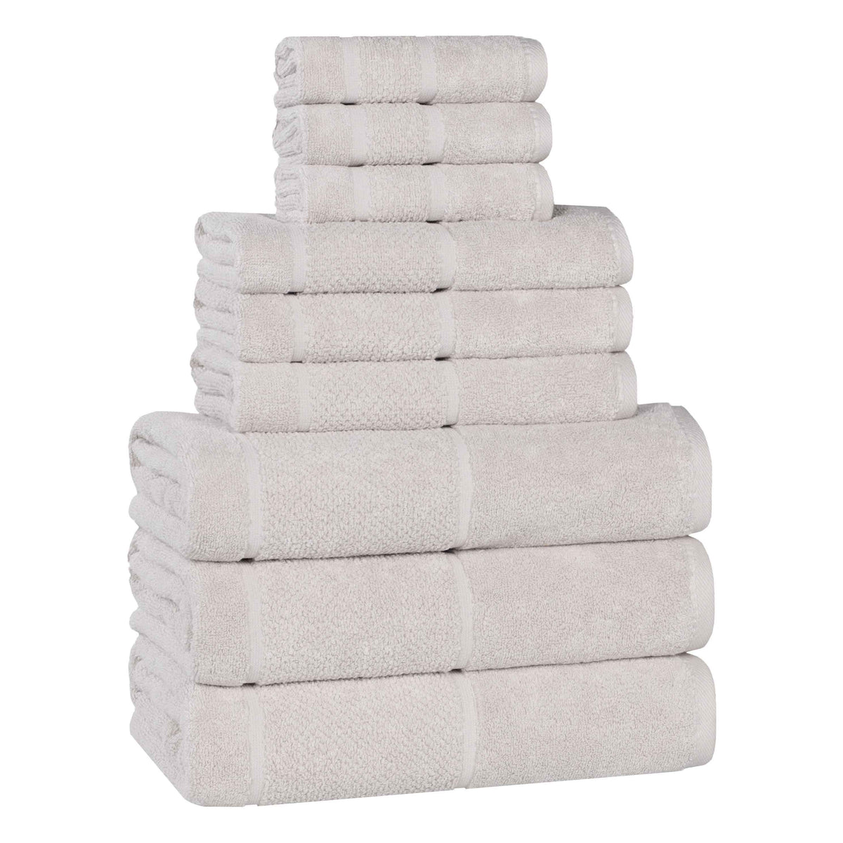 Superior "Mile" Smart Twist Viscose Cotton Blend 9-Piece Towel Set