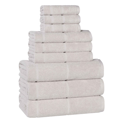 Superior "Mile" Smart Twist Viscose Cotton Blend 9-Piece Towel Set