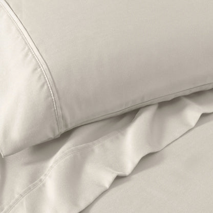 Superior 1200 Thread Count Cotton Blend Deep Pocket Solid 4-Piece Sheet Set