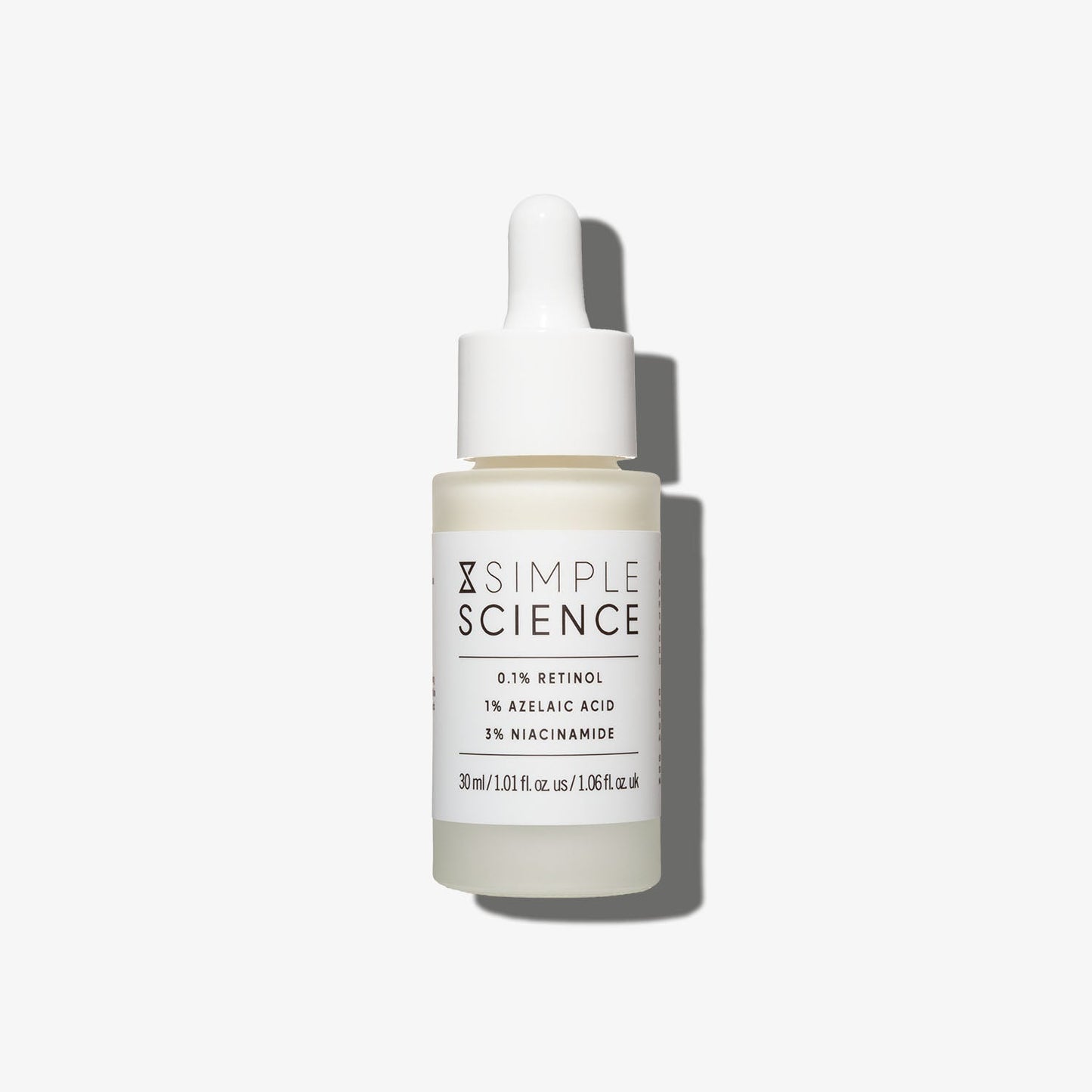 Isomers Skincare Simple Science 0.1% Retinol 1% Azelaic Acid 3% Niacinamide Serum 30ml