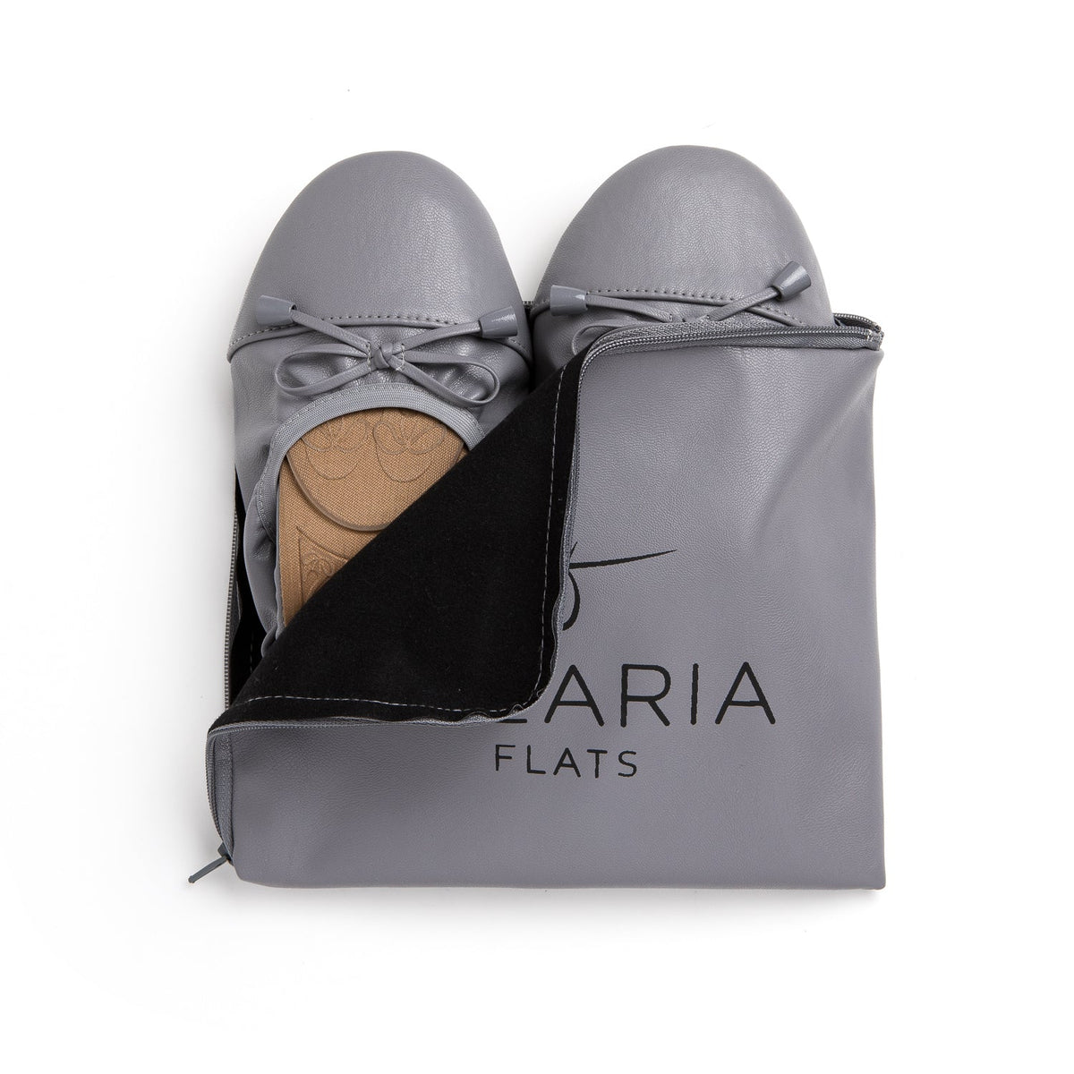 Talaria Flats Premium Stone Grey Flats